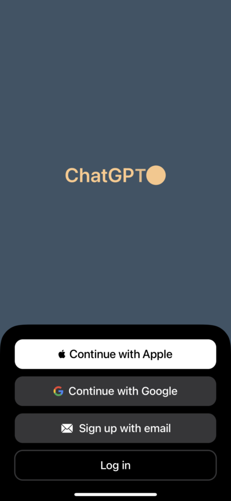公式アプリ「ChatGPT」iPhone（iOS）
