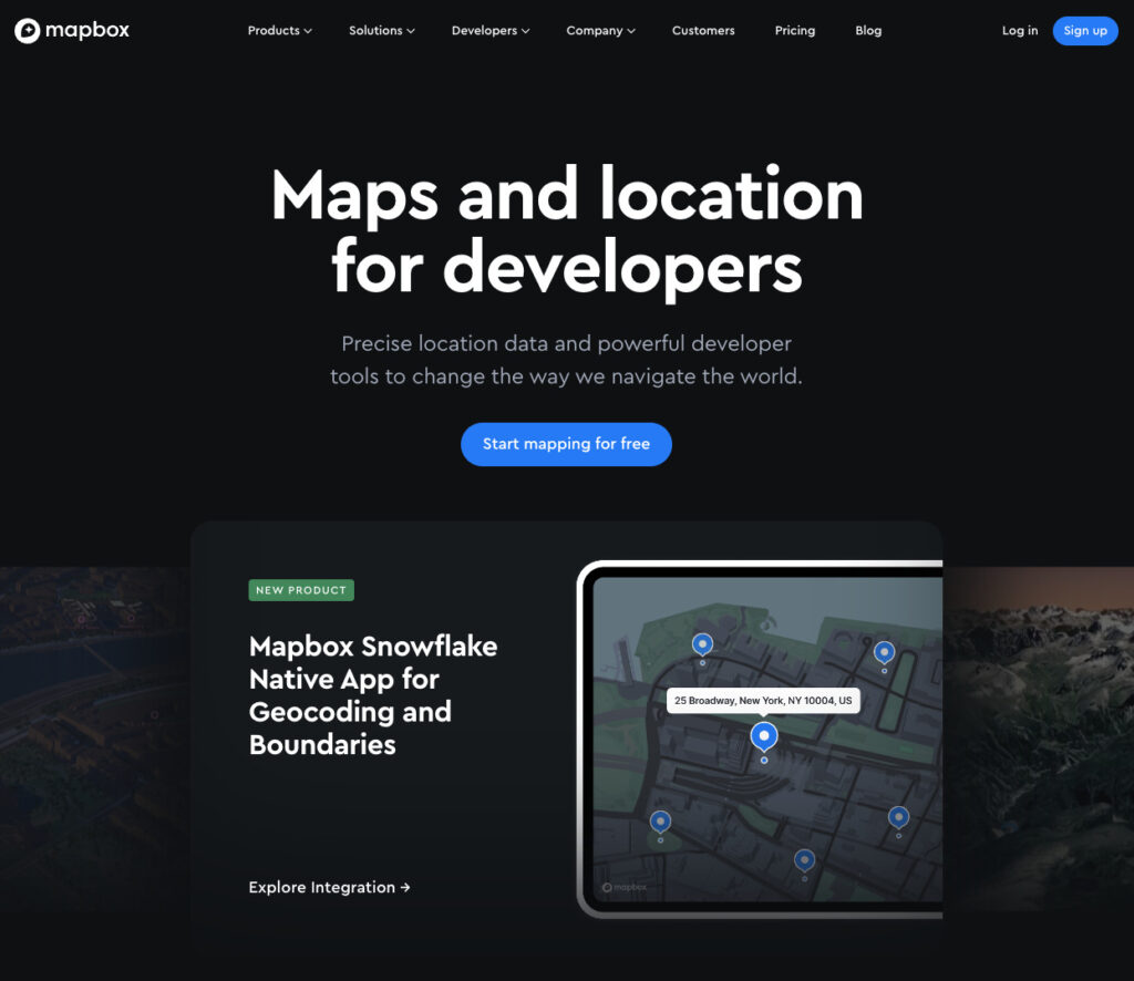 Maps, geocoding, and navigation APIs & SDKs | Mapbox