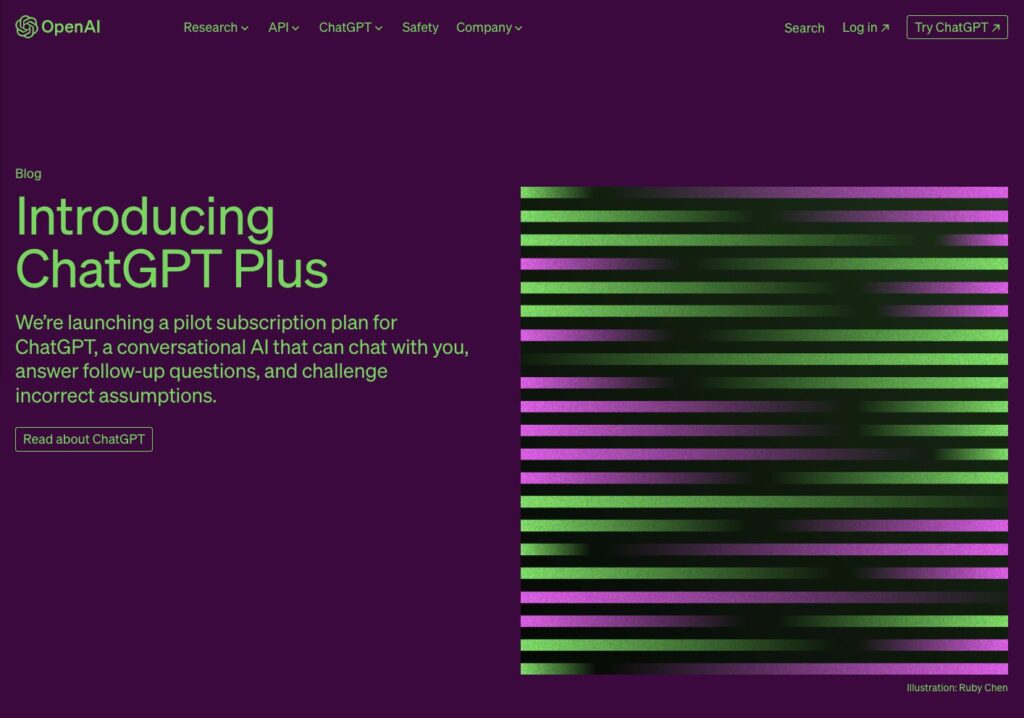 Introducing ChatGPT Plus