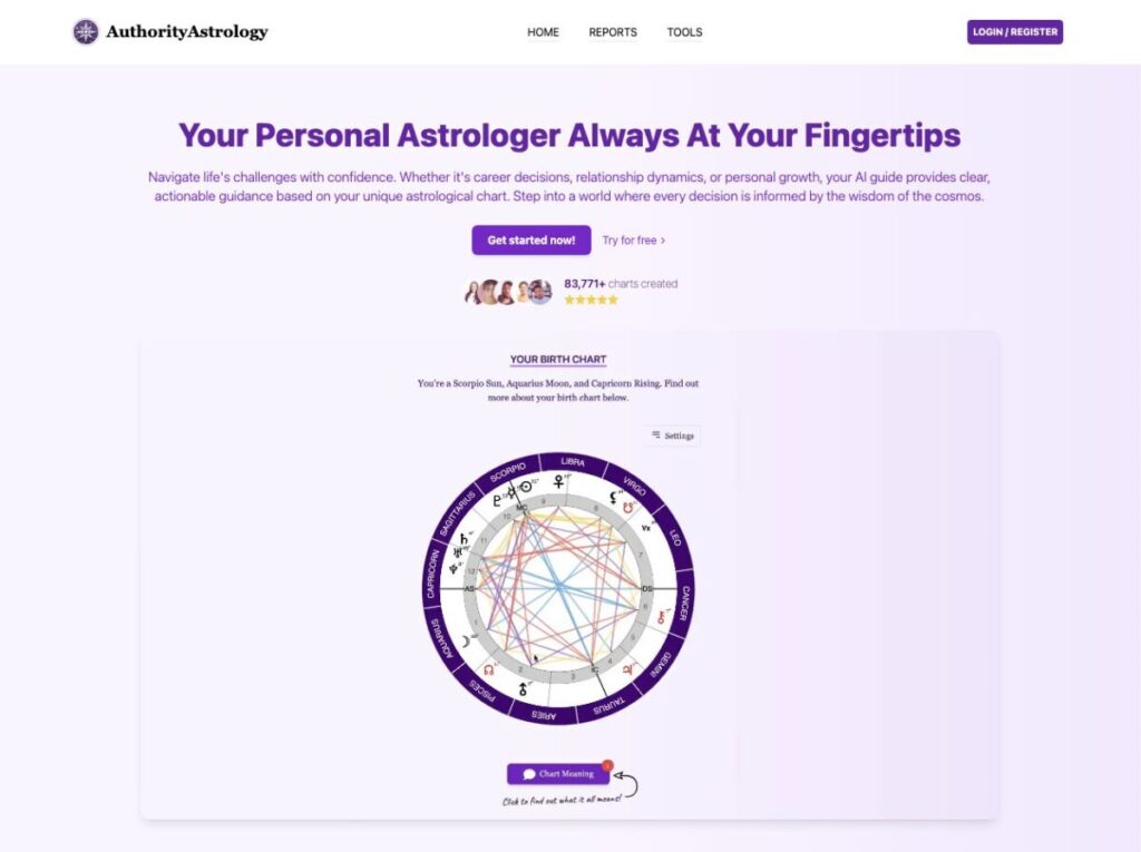 Authority Astrology - AI Astrology & Chart Interpretations