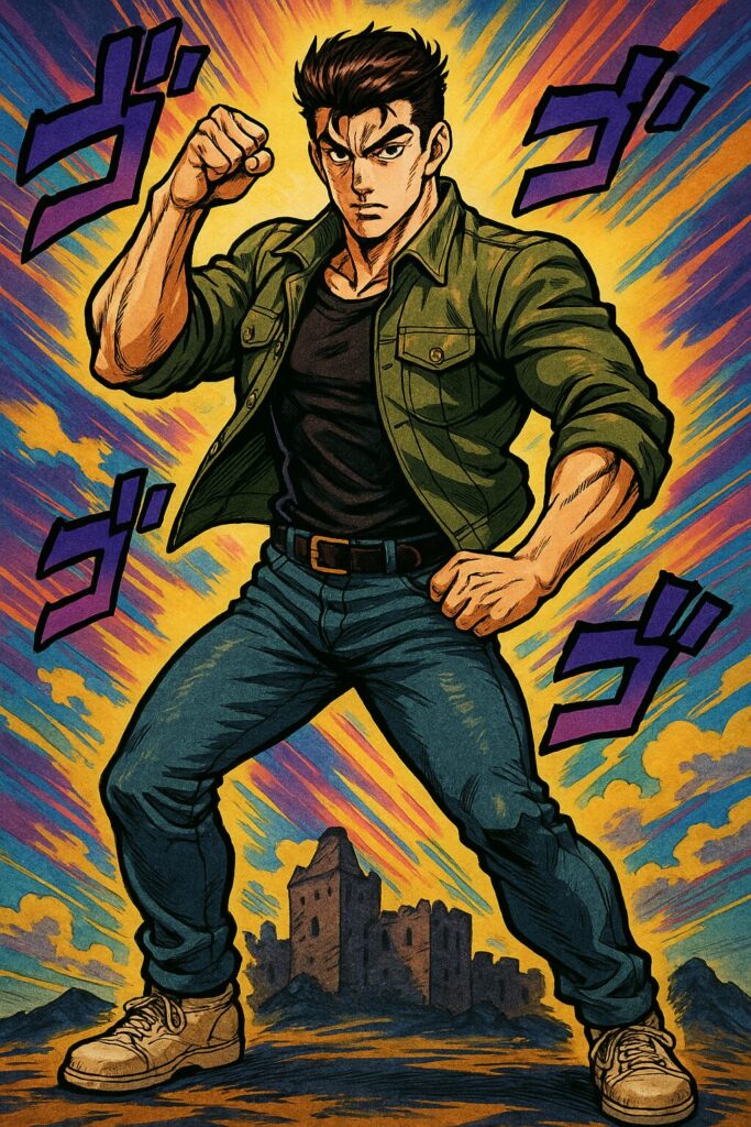 画像を「ジョジョ風（ジョジョの奇妙な冒険）」に変換してみた