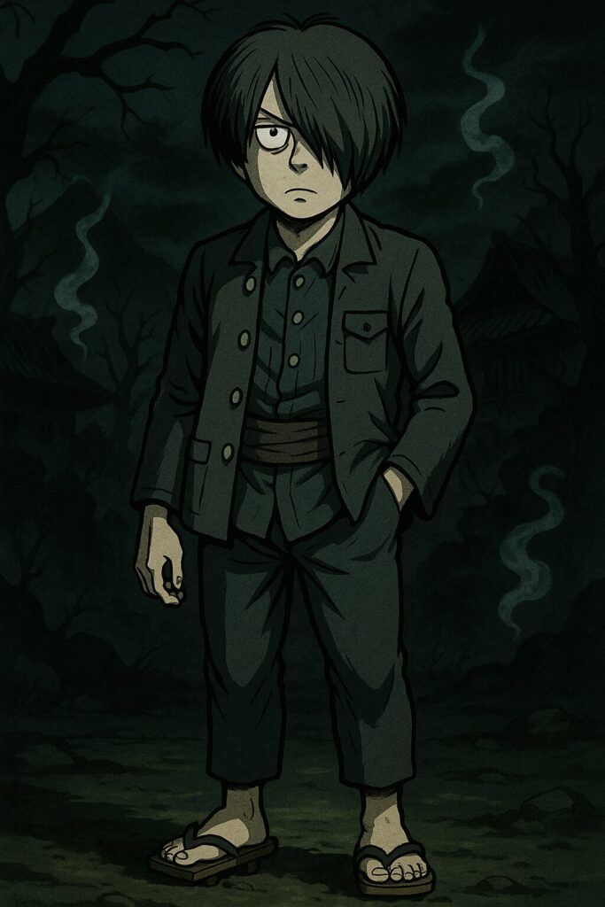 画像を「鬼太郎風」に変換してみた