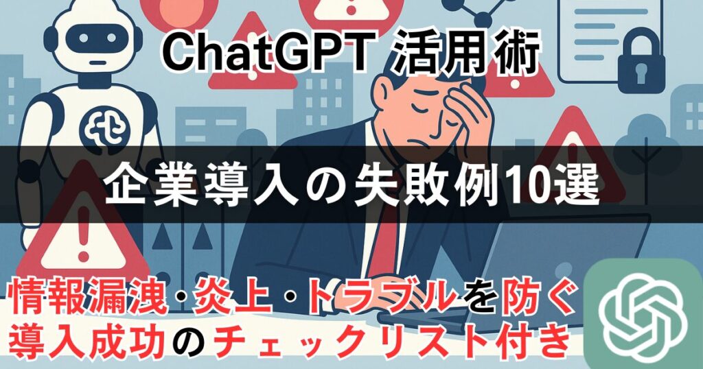 チャットGPT導入の成功例と失敗例から学ぶポイント