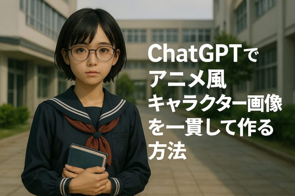 ChatGPTでアニメ風キャラクター画像を一貫して作る方法！同じ顔でマンガやストーリーを生成