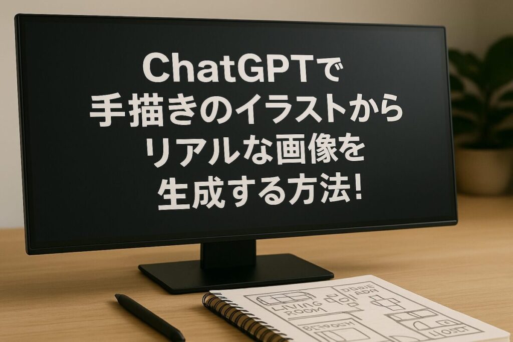 ChatGPTで手描きのイラストからリアルな画像を生成する方法！下手な落書きでもOK まとめ