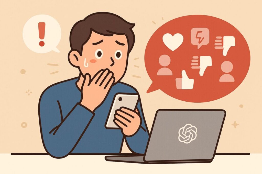 ChatGPTの失敗例①誤情報を発信して信頼を失ったケース