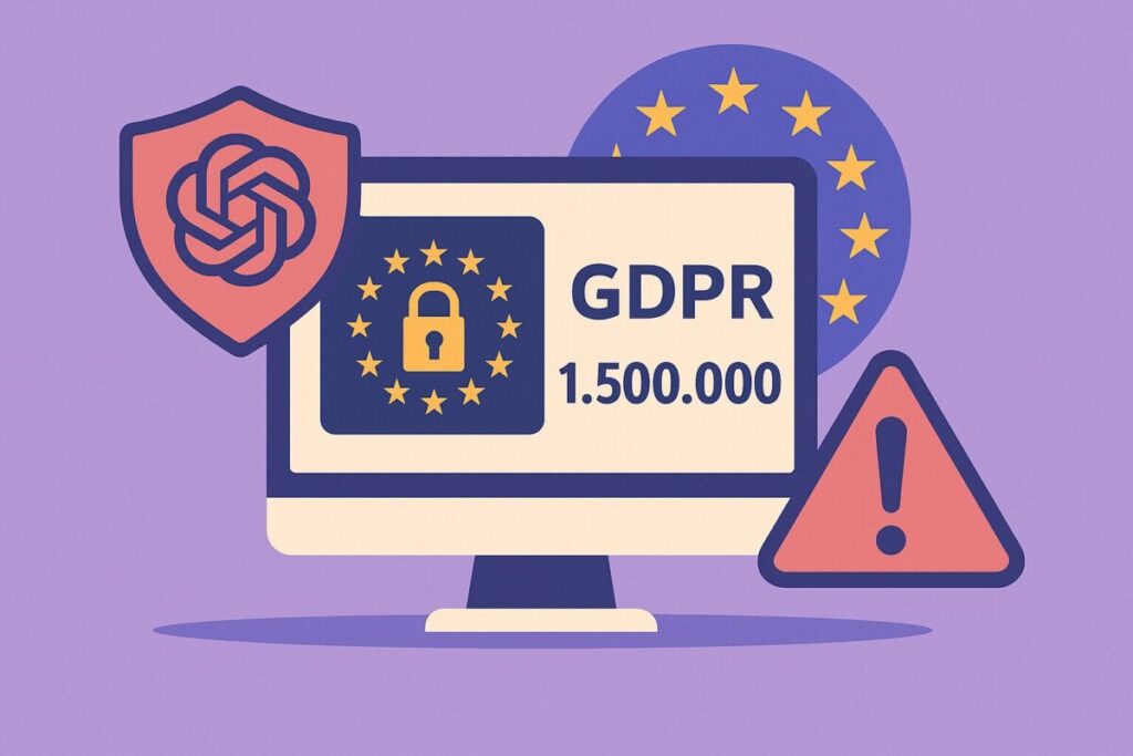 ChatGPTの失敗例④GDPR違反でOpenAIが1,500万ユーロ制裁