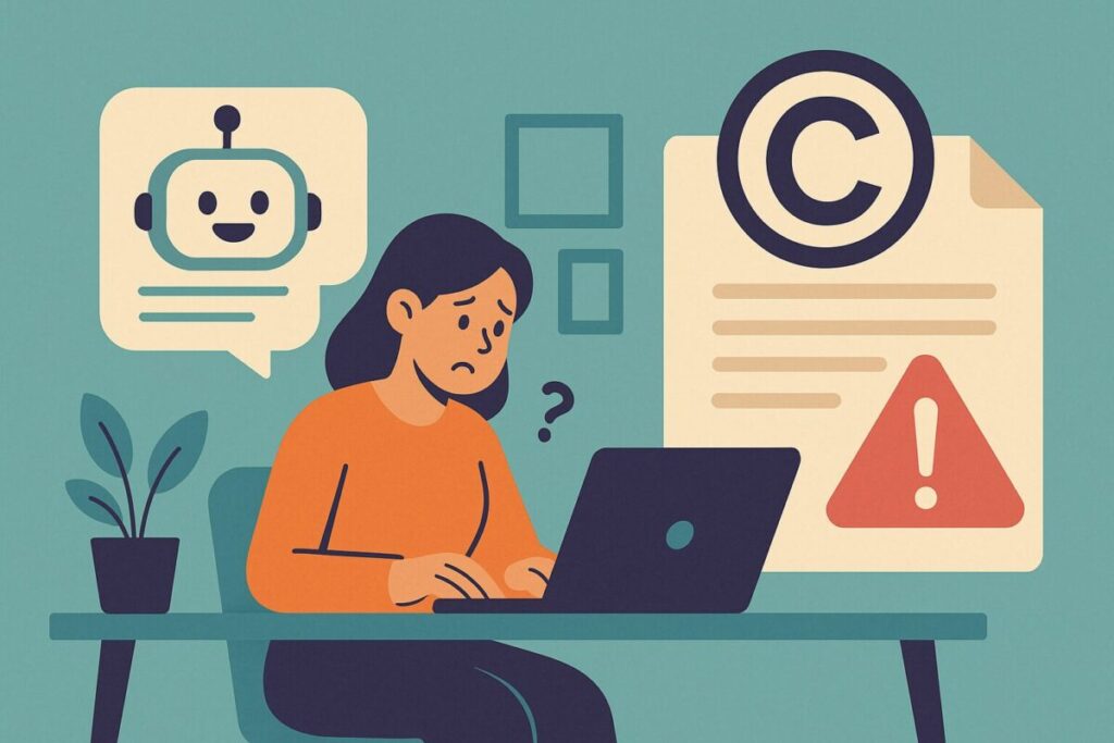 ChatGPTの失敗例④著作権侵害リスクが発生したコンテンツ生成ミス