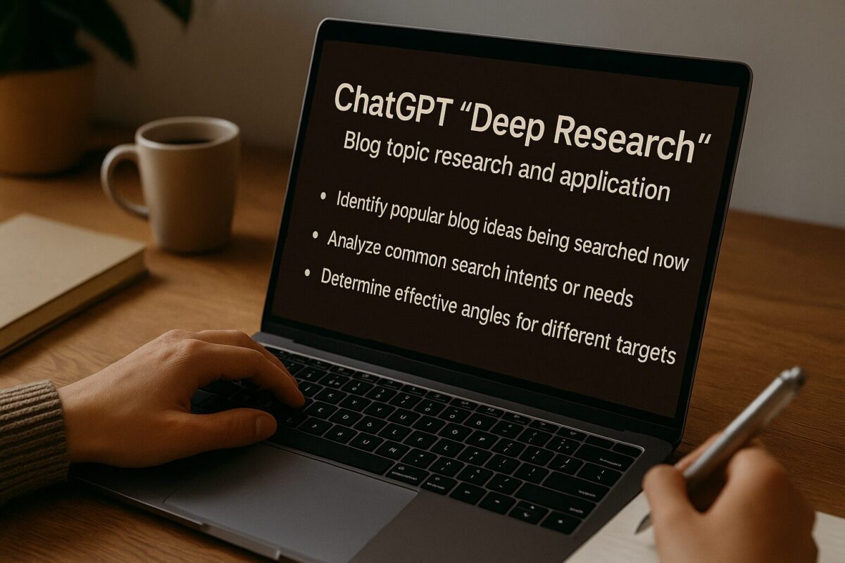 「Deep Research」の調査結果をどう活用する？ブログネタの調査