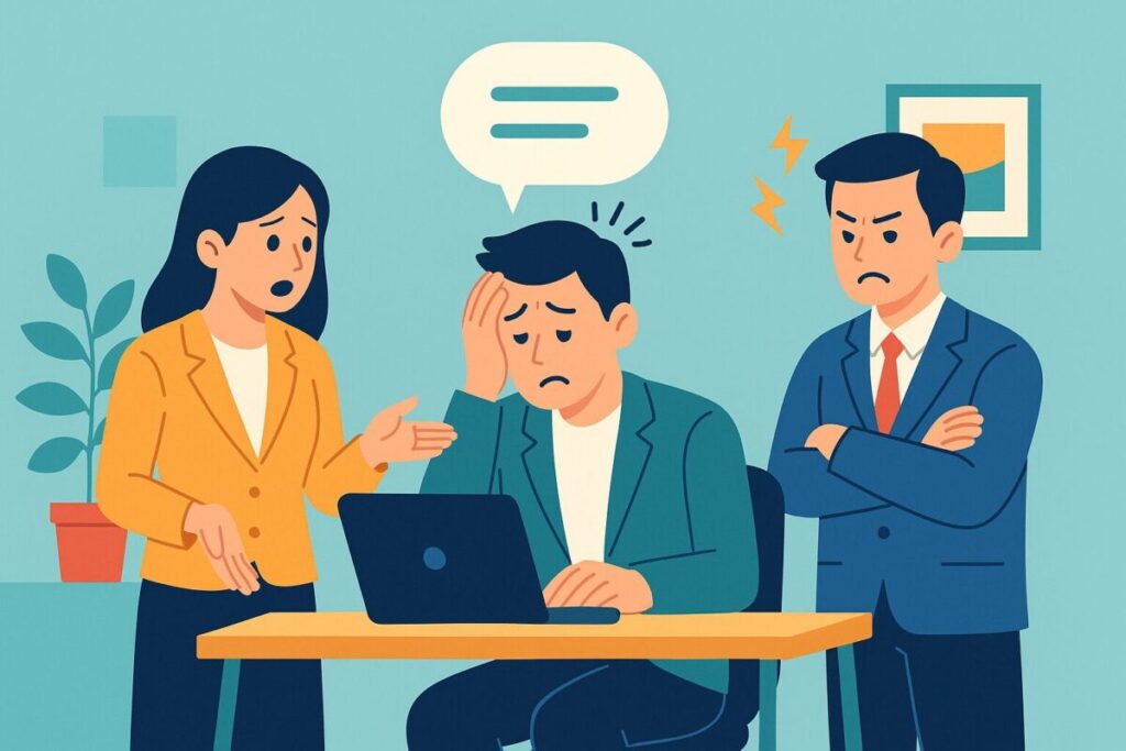 「職場の人間関係の悩み」のテンプレートと具体例｜上司・同僚とのストレスを相談する方法