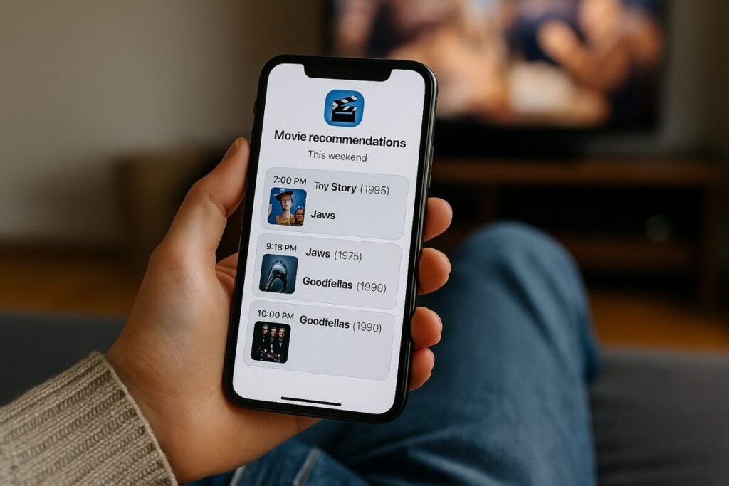 ㉕週末のおすすめ映画を自動で提案するタスク