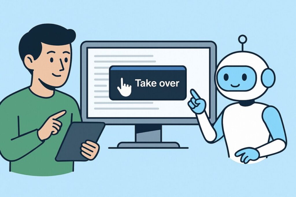 「Takeoverモード」とは？操作の引き継ぎ手順と活用法