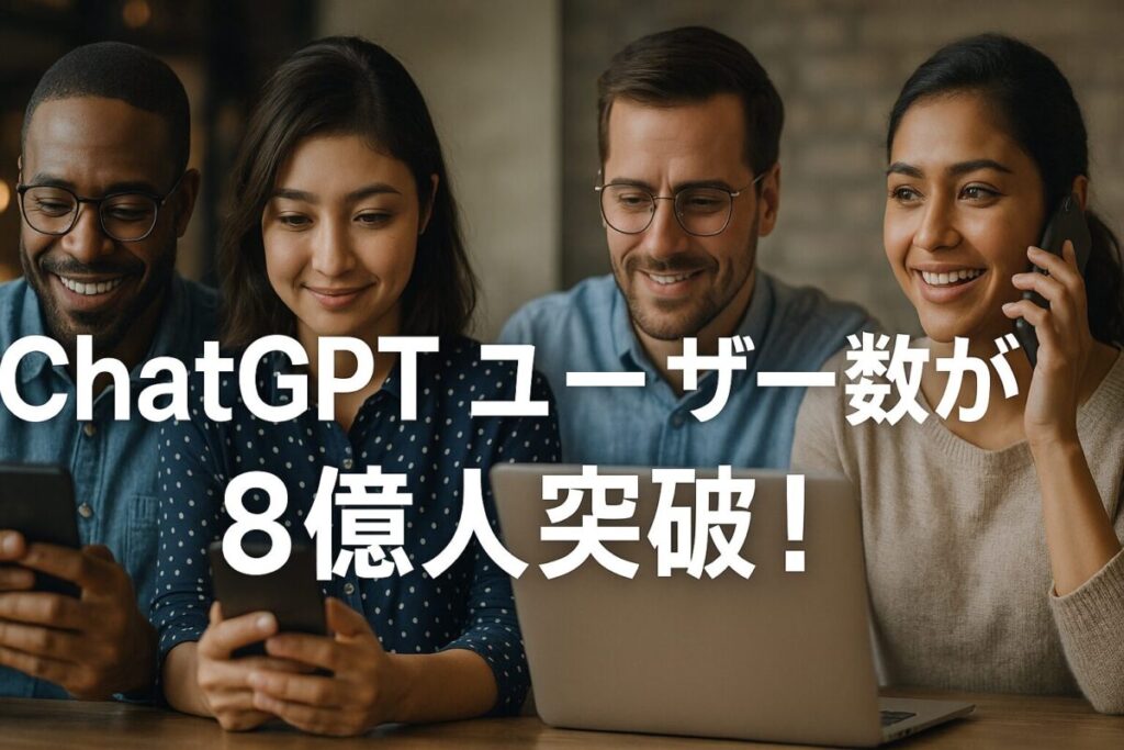 ChatGPT ユーザー数が8億人突破！OpenAI DevDay 2025でサム・アルトマンCEOが発表【2025年10月】 まとめ