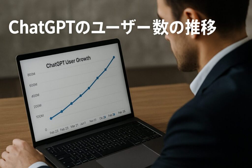 ChatGPTのユーザー数の推移